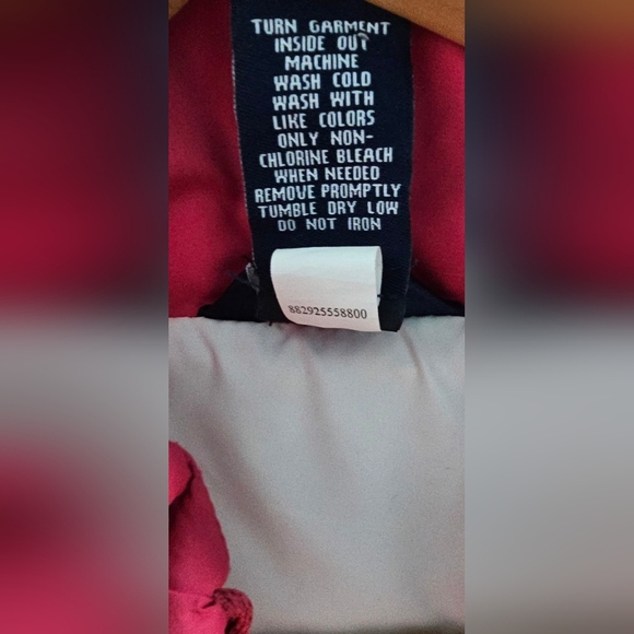 Chaps - Girls Pink Puffer Vest Belt Included​ - Picture 5 of 7